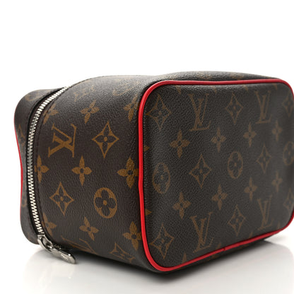 Louis Vuitton Monogram Macassar Nice Mini Rouge 7 of 8