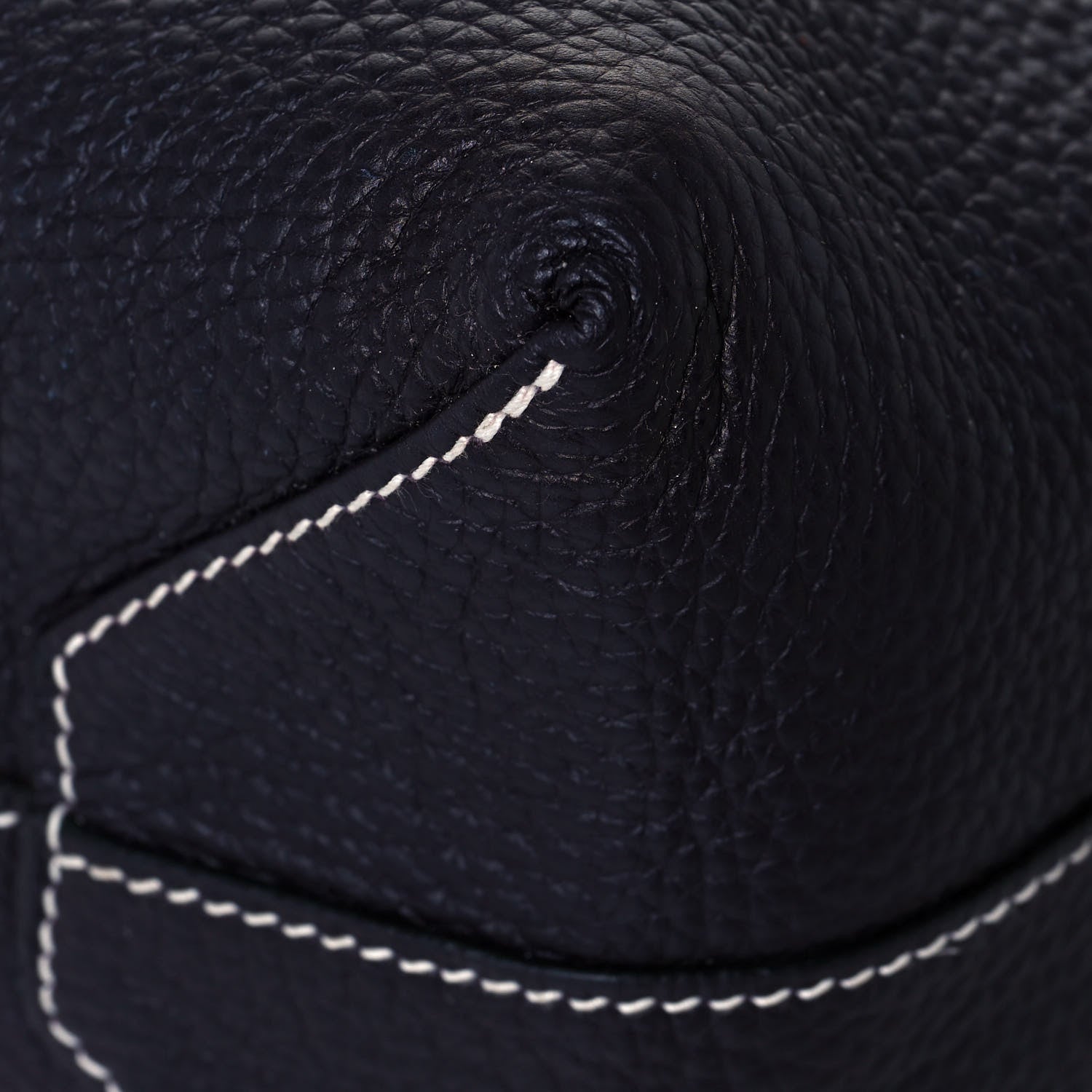 Hermes Taurillon Clemence Double Sens 36 Reversible Tote Bleu Saphir Prune 17 of 18