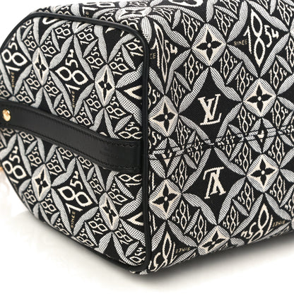 Louis Vuitton Jacquard Since 1854 Speedy Bandouliere 25 Black 8 of 9