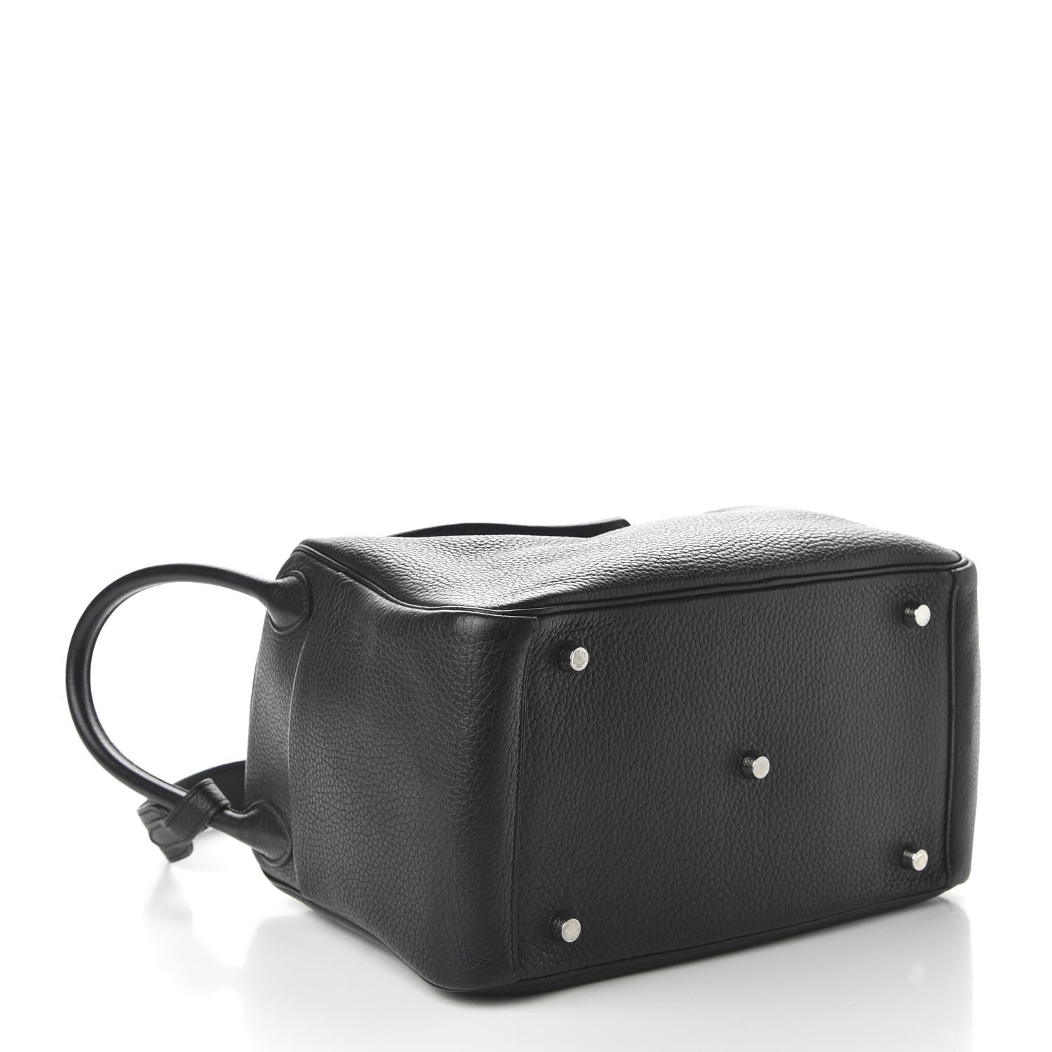 Hermes Taurillon Clemence Lindy 30 Black 4 of 10