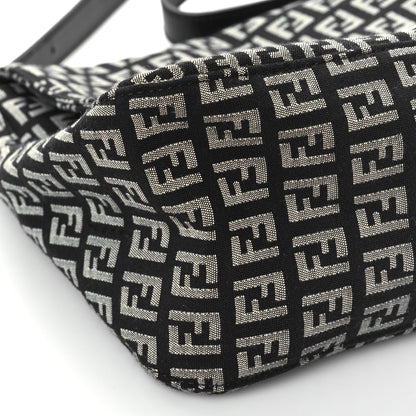 Fendi Zucchino Vitello Mama Baguette Black 8 of 9