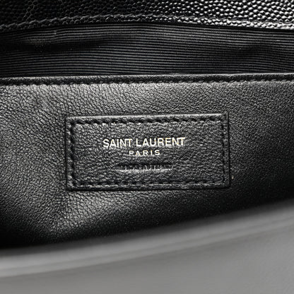 Saint Laurent Grain De Poudre Medium Classic Monogram Kate Satchel Black 7 of 10