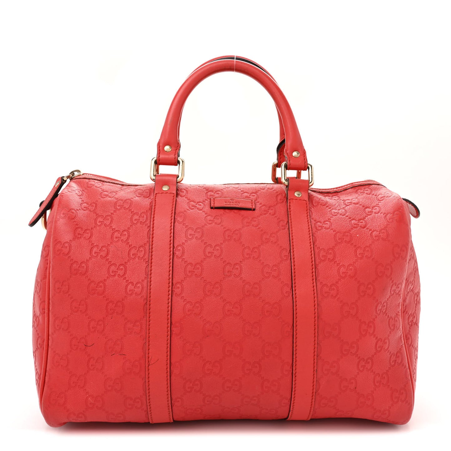 Guccissima Vitello Tender Medium Joy Boston Sporting Red