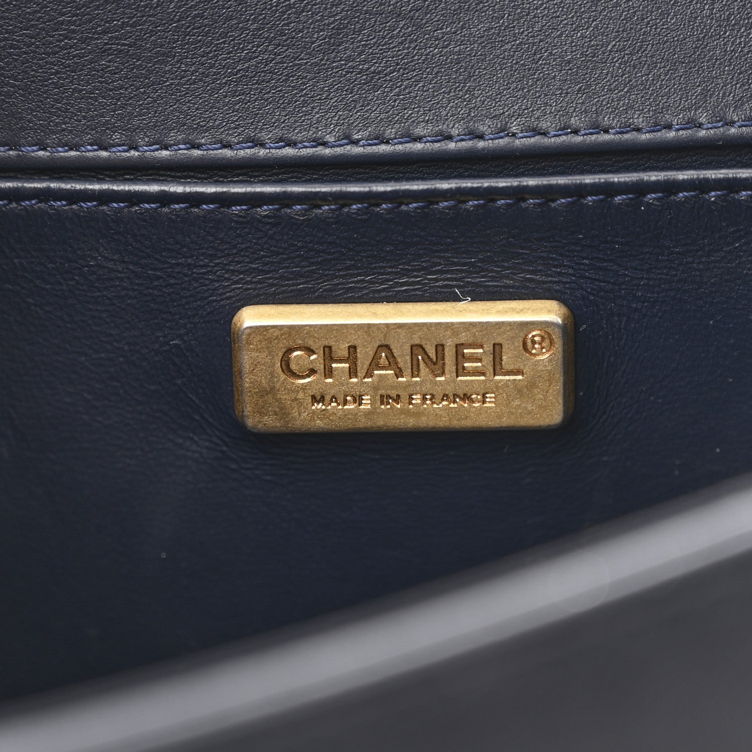 Chanel Orylag Medium Boy Top Handle Flap Navy 6 of 13