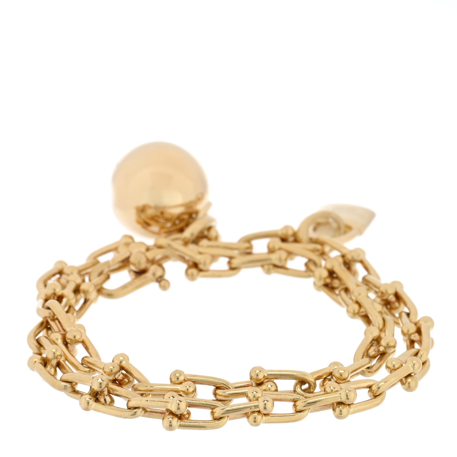 Tiffany 18K Yellow Gold HardWear Wrap Bracelet 2 of 4
