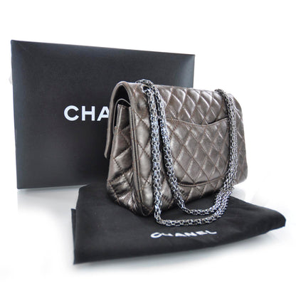 Chanel Calfskin 2.55 Reissue 226 Flap Bronze 3 of 9