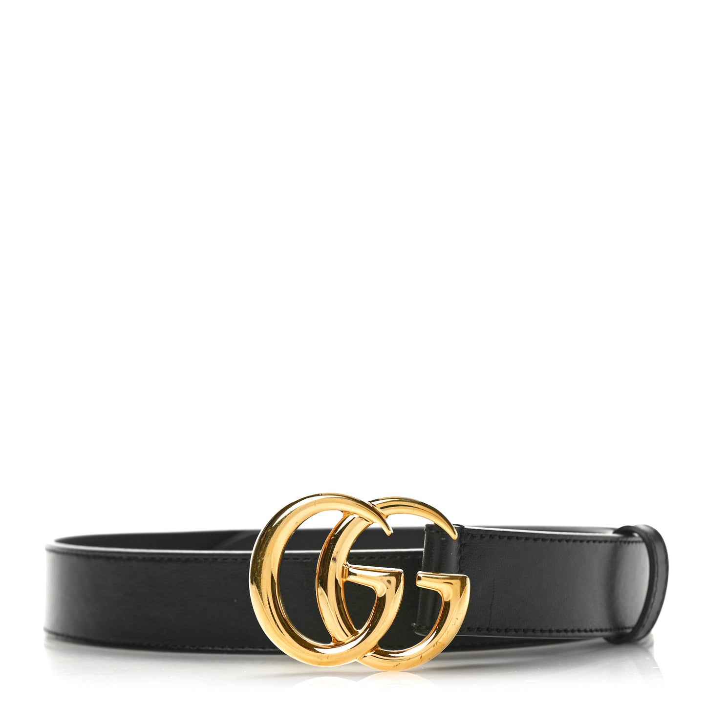 Calfskin Double G 30mm Belt 80 32 Black