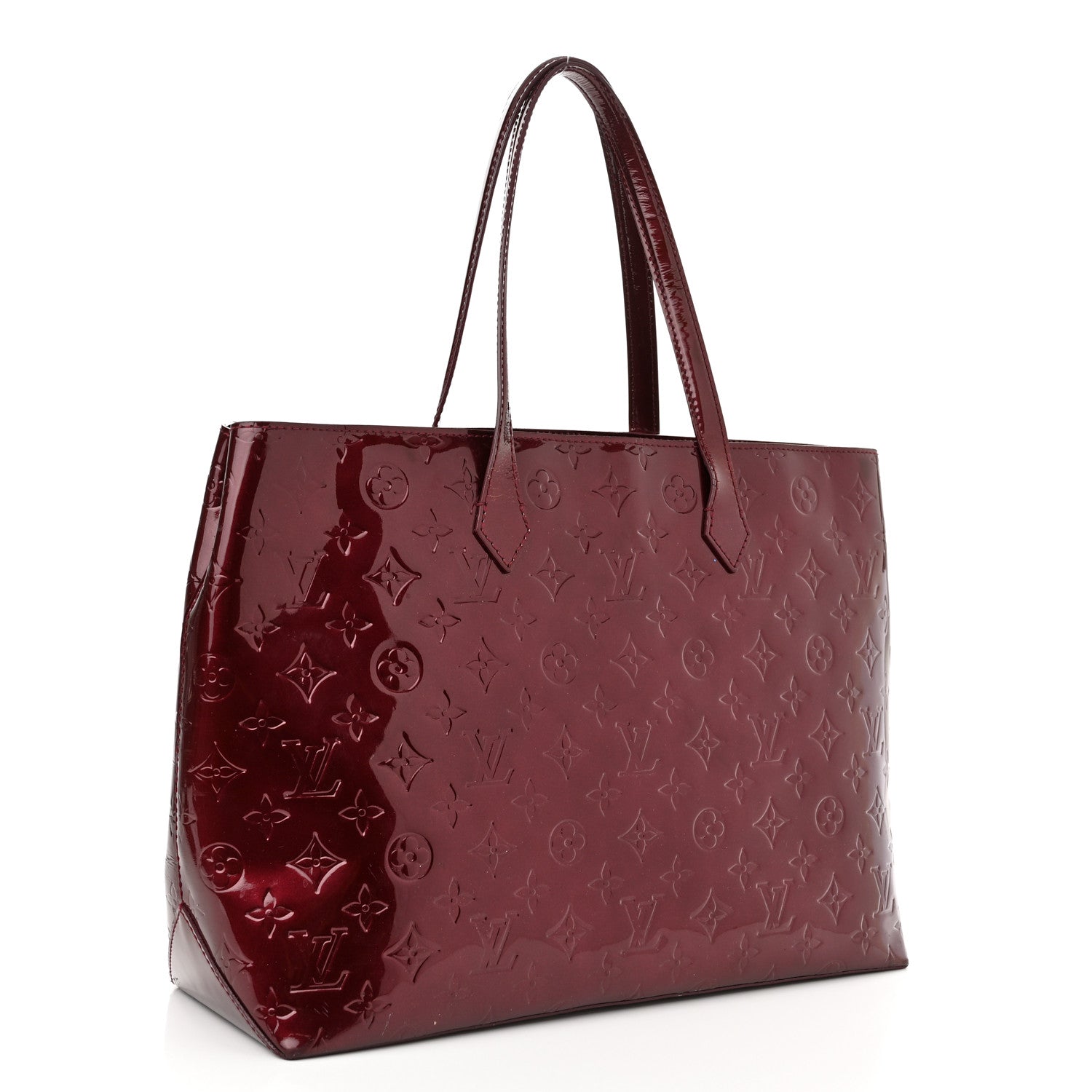 Louis Vuitton Vernis Wilshire MM Rouge Fauviste 2 of 11