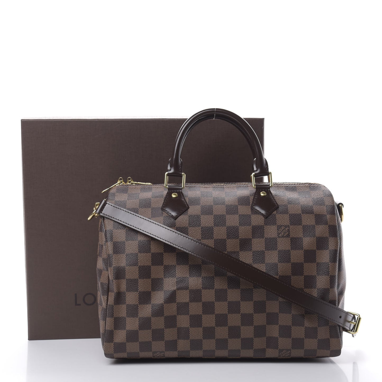 Damier Ebene Speedy Bandouliere 30