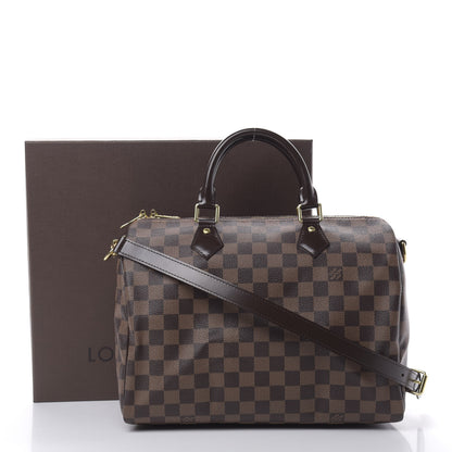 Louis Vuitton Damier Ebene Speedy Bandouliere 30 12 of 12