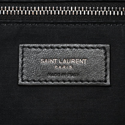 Saint Laurent Crinkled Calfskin Matelasse Monogram Niki Shoulder Bag Storm 6 of 10