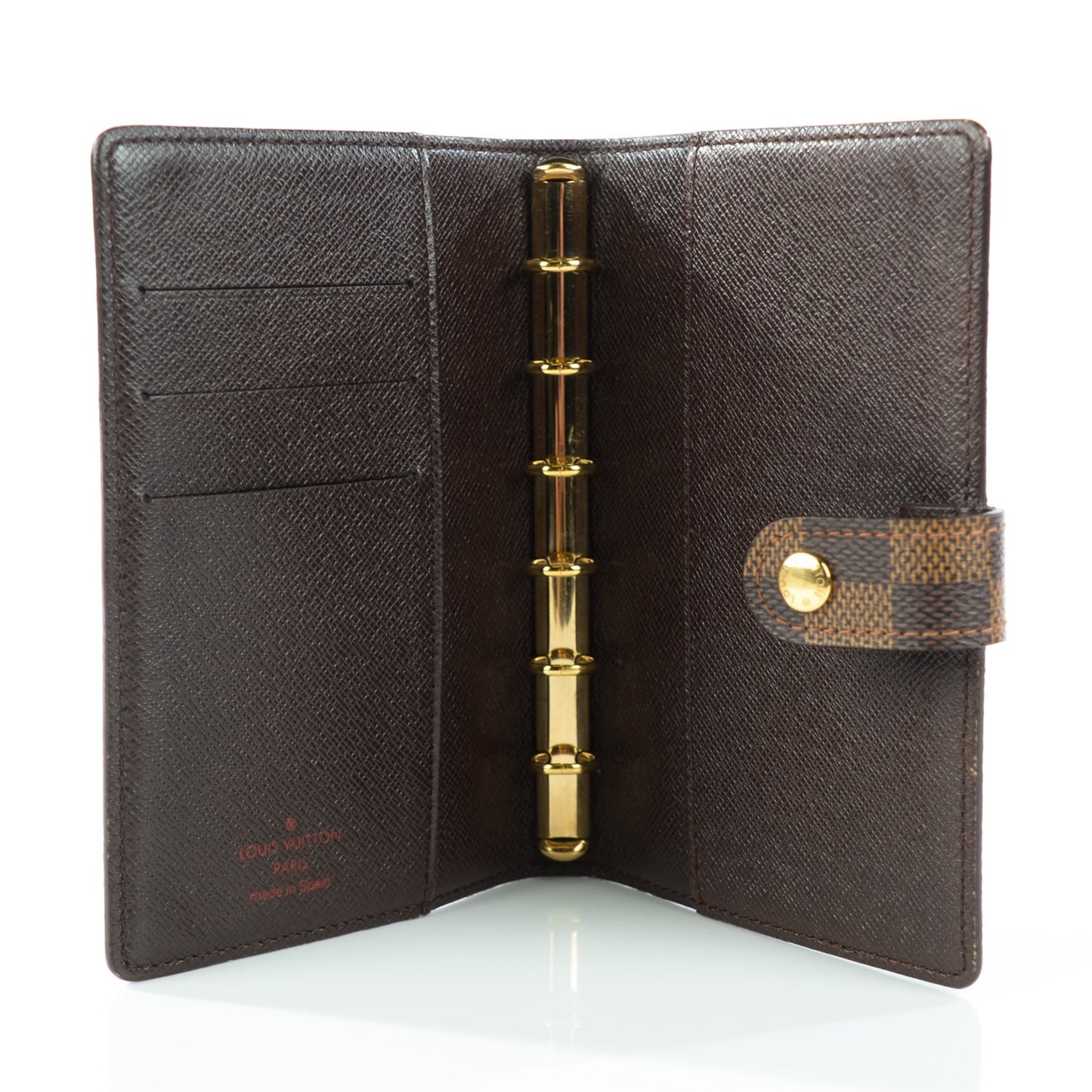 Damier Ebene Small Ring Agenda Cover