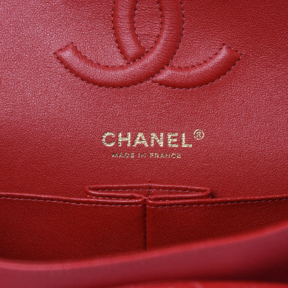 Chanel Caviar Quilted Medium Double Flap Red 6 of 13
