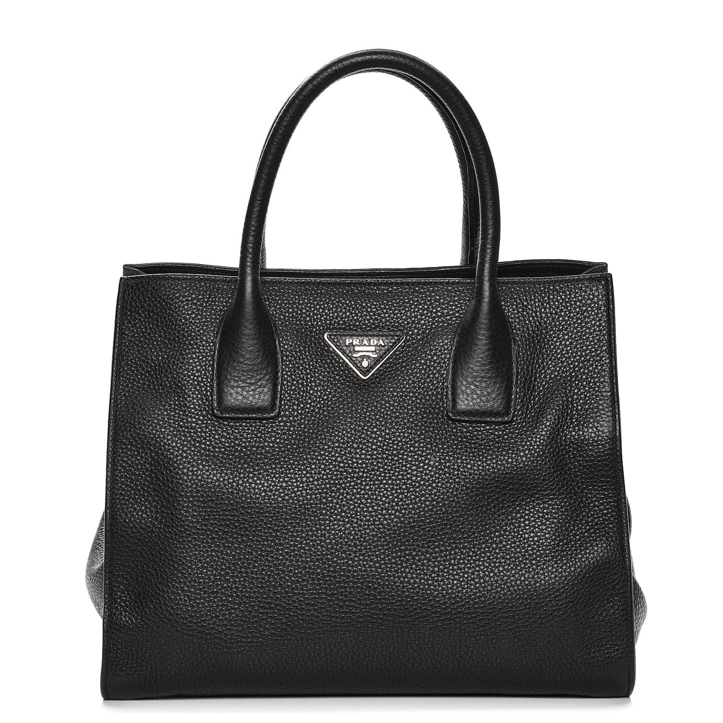 Vitello Daino Tote Nero Black