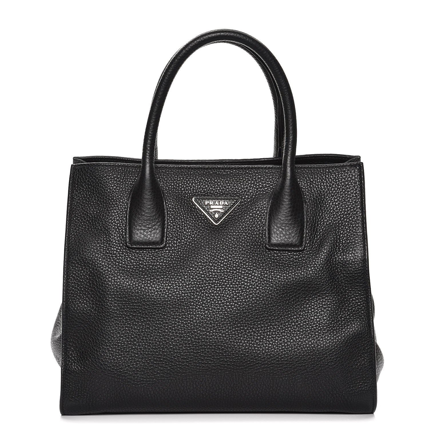 Prada Vitello Daino Tote Nero Black 1 of 8