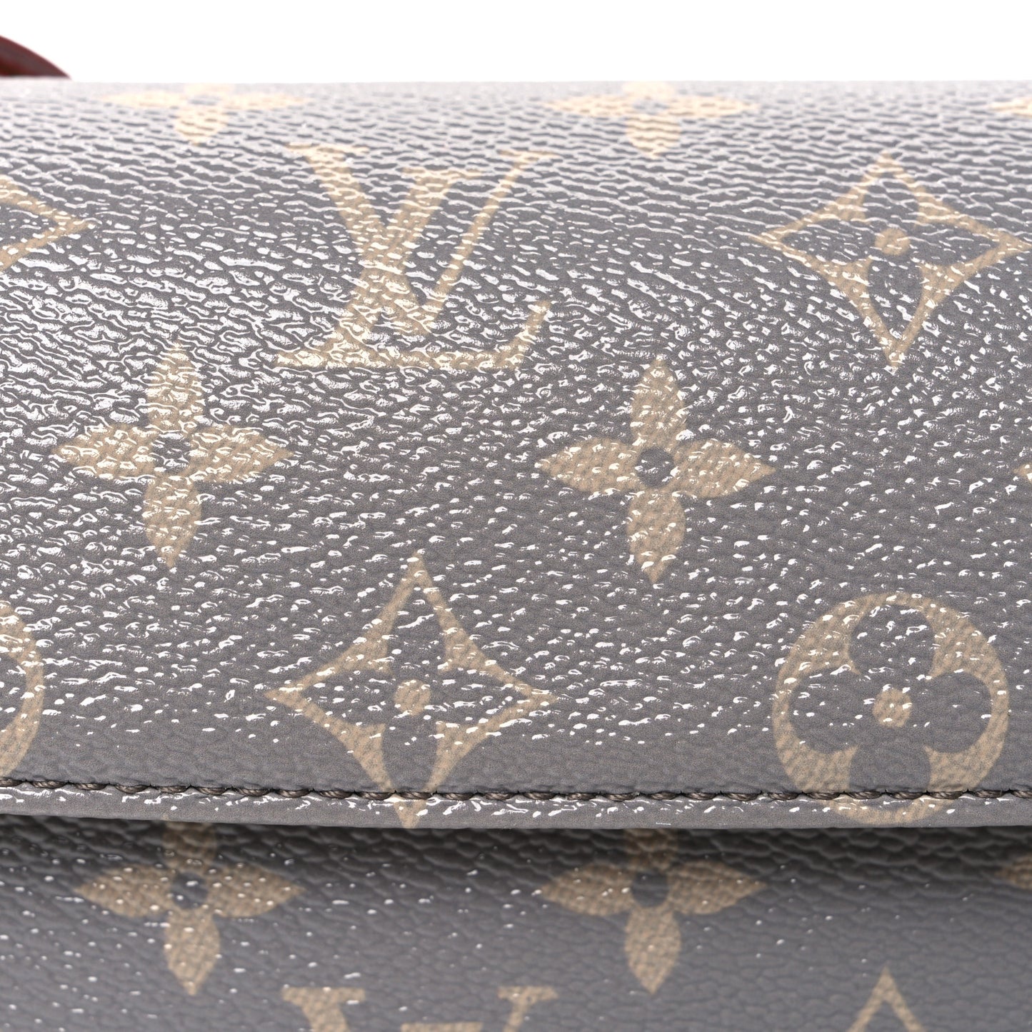 Monogram Ivy Wallet On Chain Trianon Gray