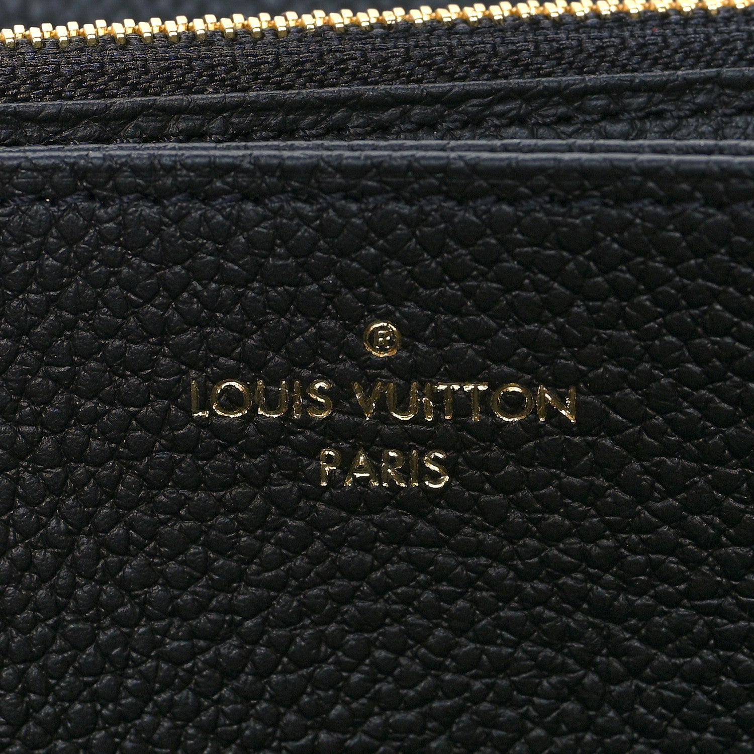 Louis Vuitton Empreinte Zippy Wallet Black 6 of 7