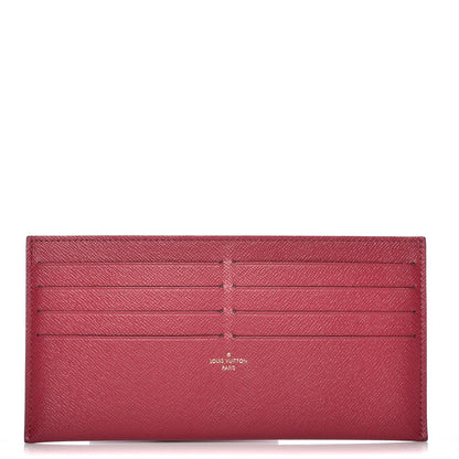 Louis Vuitton Calfskin Felicie Card Holder Insert Fuchsia 1 of 6