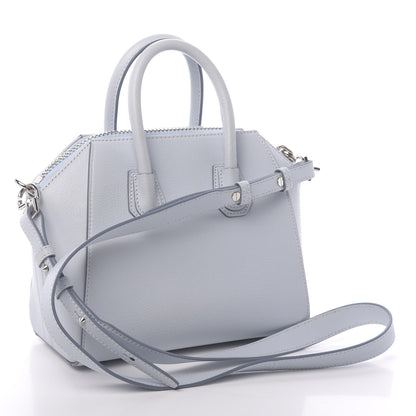 Givenchy Sugar Goatskin Mini Antigona Baby Blue 3 of 10