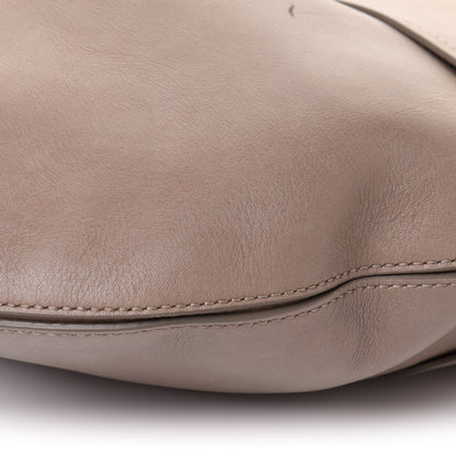 Chloe Grain Calfskin Kiss Hobo Motty Grey 10 of 11