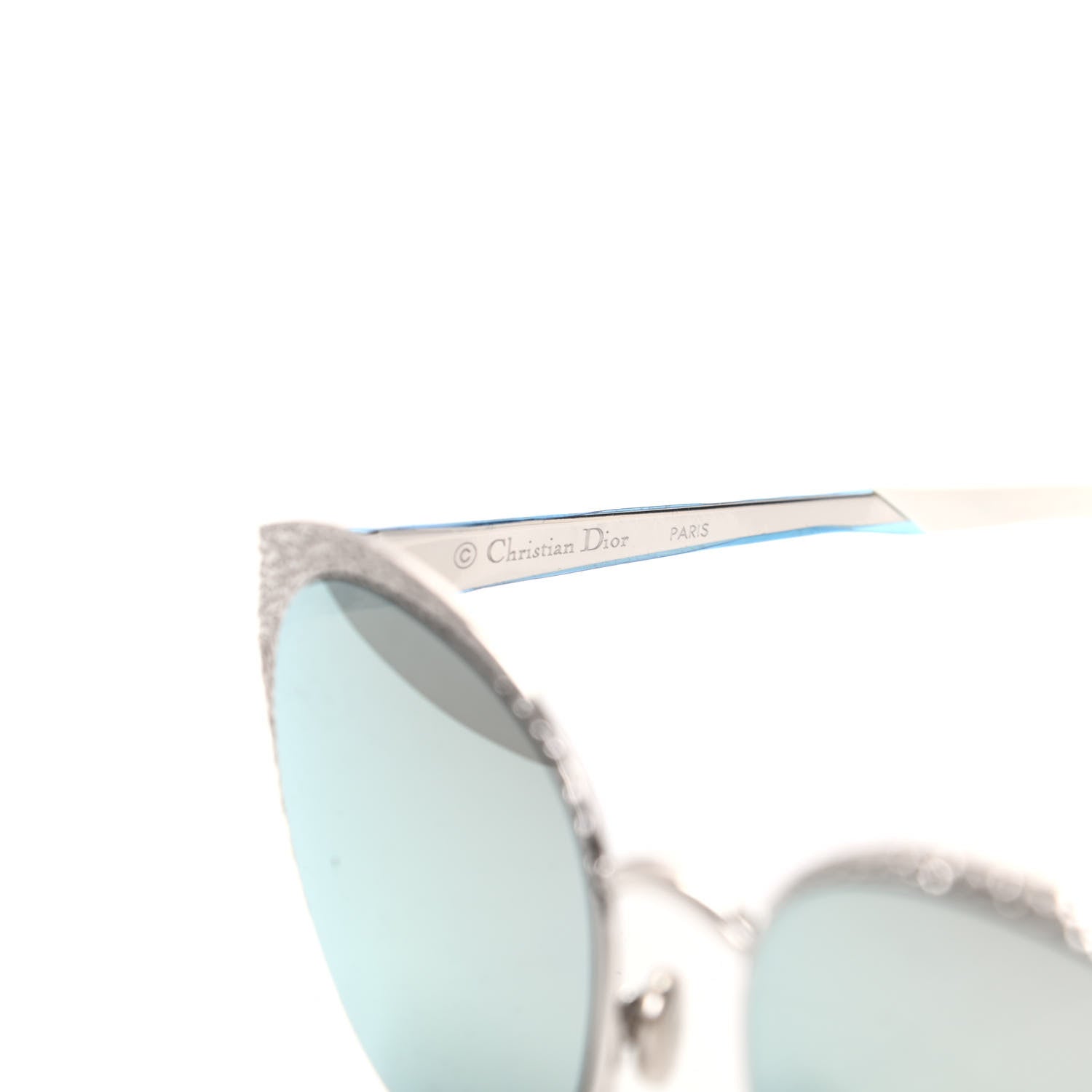 Christian Dior Metal Mirrored Unique Limited Edition Sunglasses Silver 5 of 8