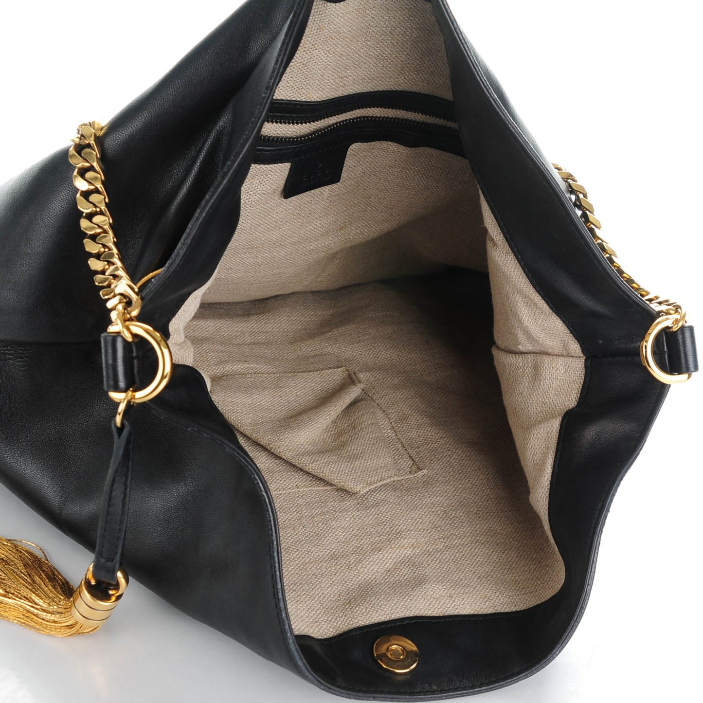 Lambskin Large 1970 Shoulder Bag Black