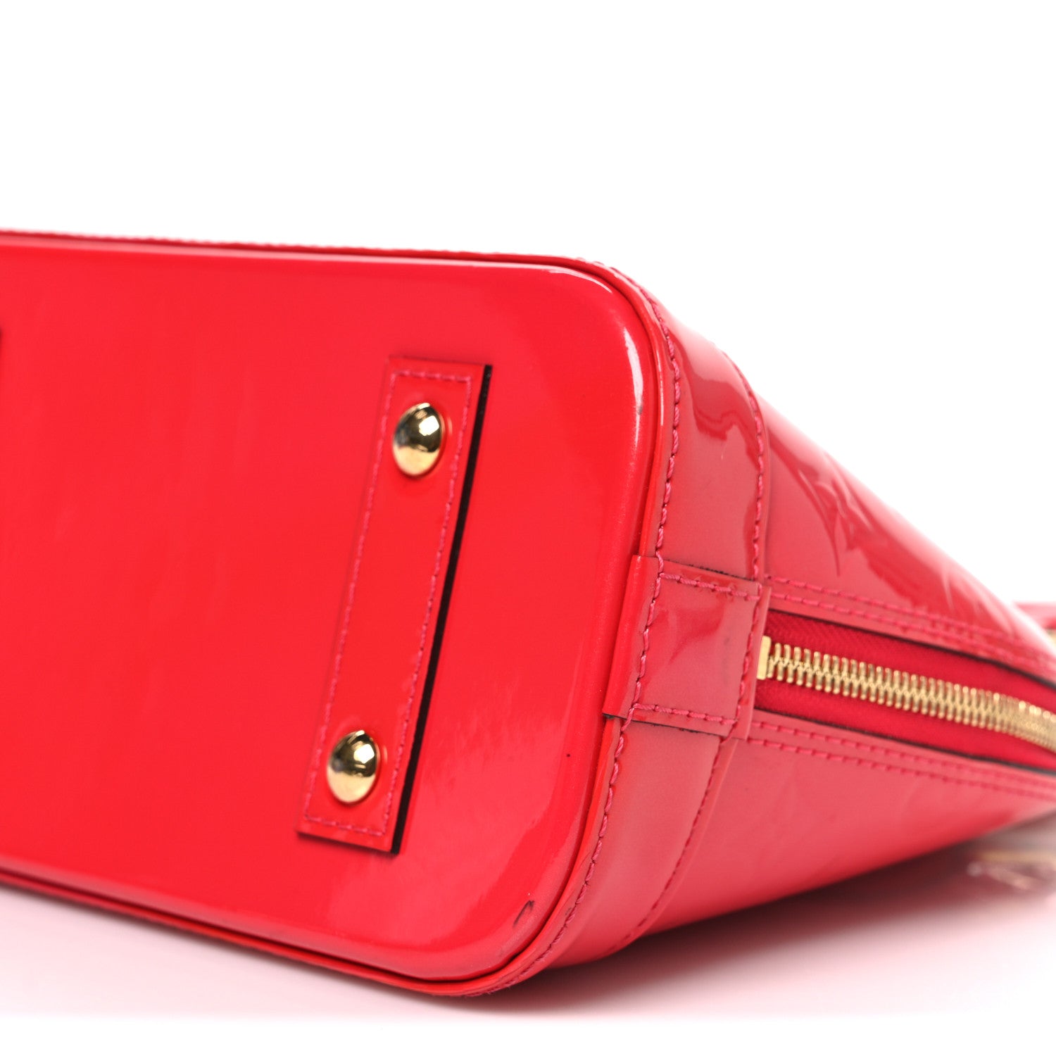 Louis Vuitton Vernis Alma BB Pomme D'Amour 10 of 12