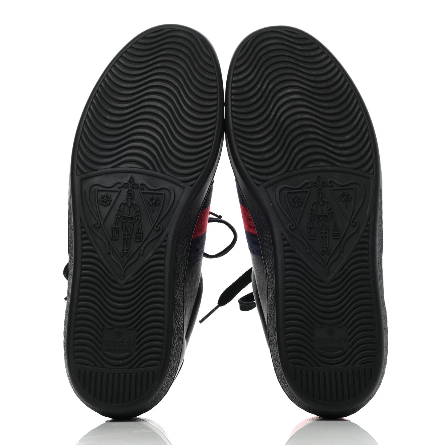 Miro Soft Calfskin Laminated Ayers Web Bee Embroidered Mens Ace Sneakers 8.5 Black Red Flame Night