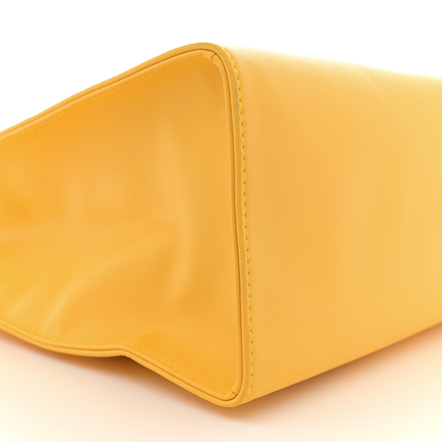 Telfar Vegan Leather Medium Shopping Bag Yellow 9 of 12