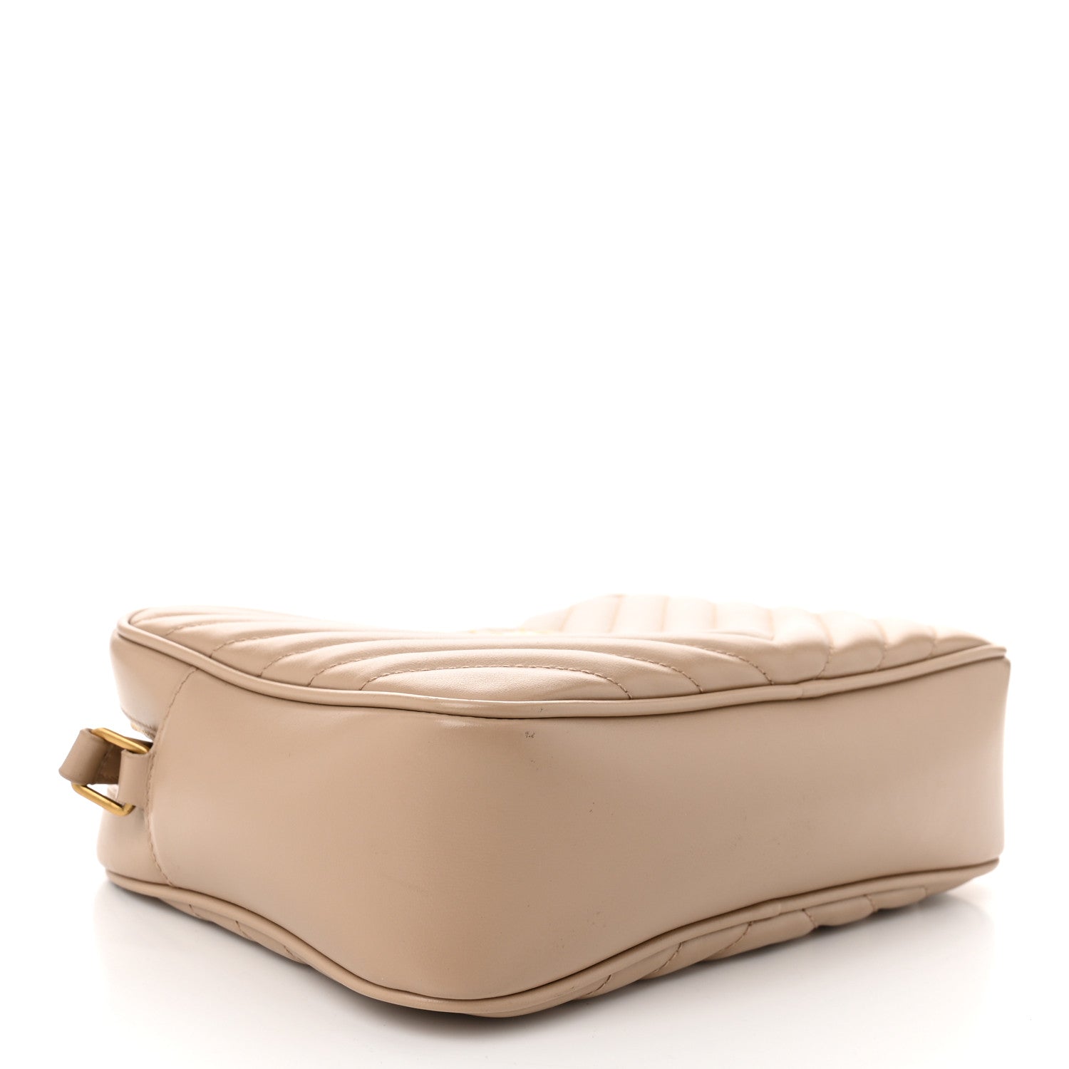 Saint Laurent Calfskin Matelasse Monogram Lou Camera Bag Dark Beige 4 of 13