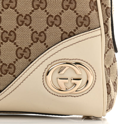 Gucci Monogram Medium New Britt Boston Off White 7 of 12
