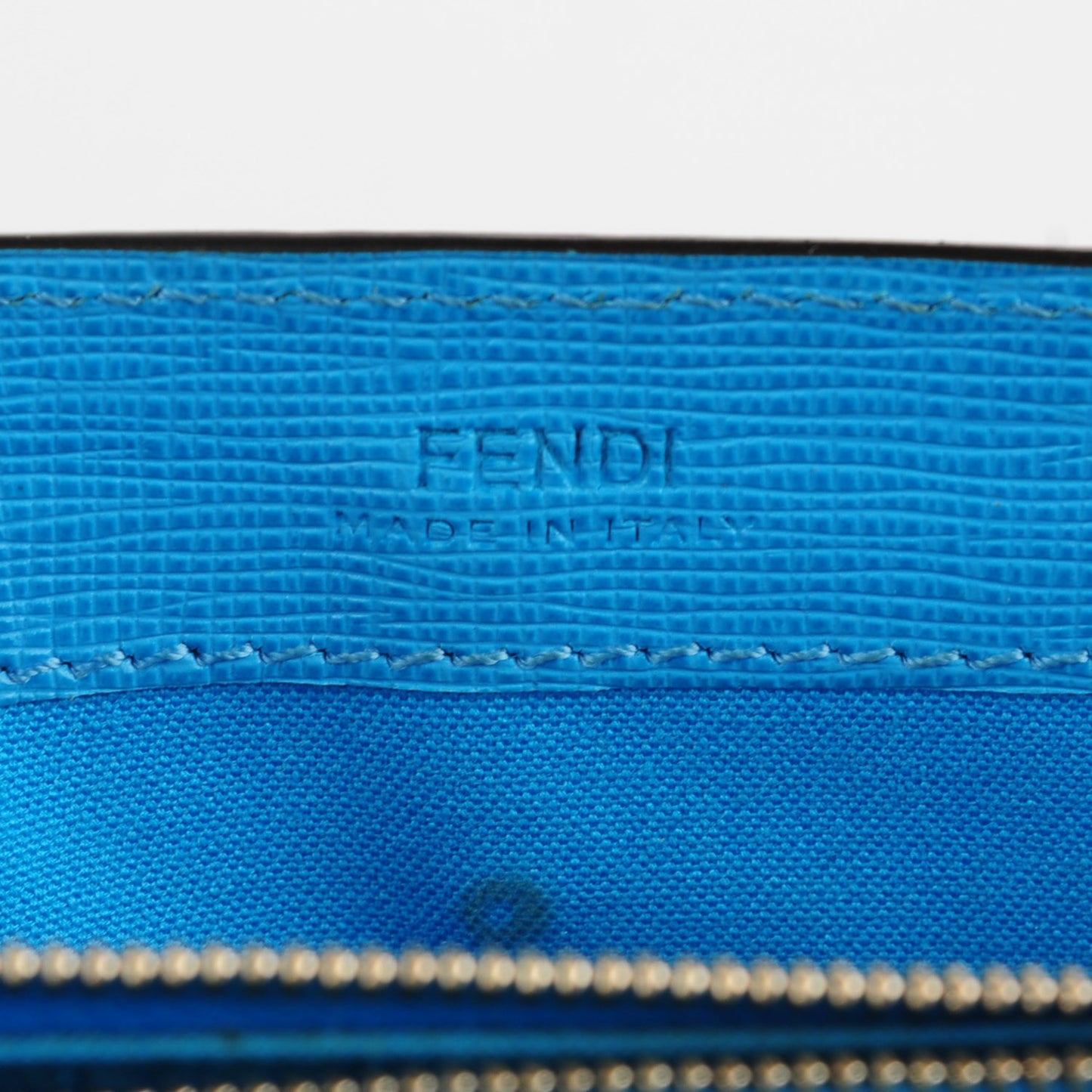 Zucca Spalmati Vitello Elite Simply Continental Wallet Tobacco Turchese