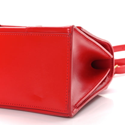 Balenciaga Shiny Box Calfskin Medium Hourglass Top Handle Bag Bright Red 9 of 9