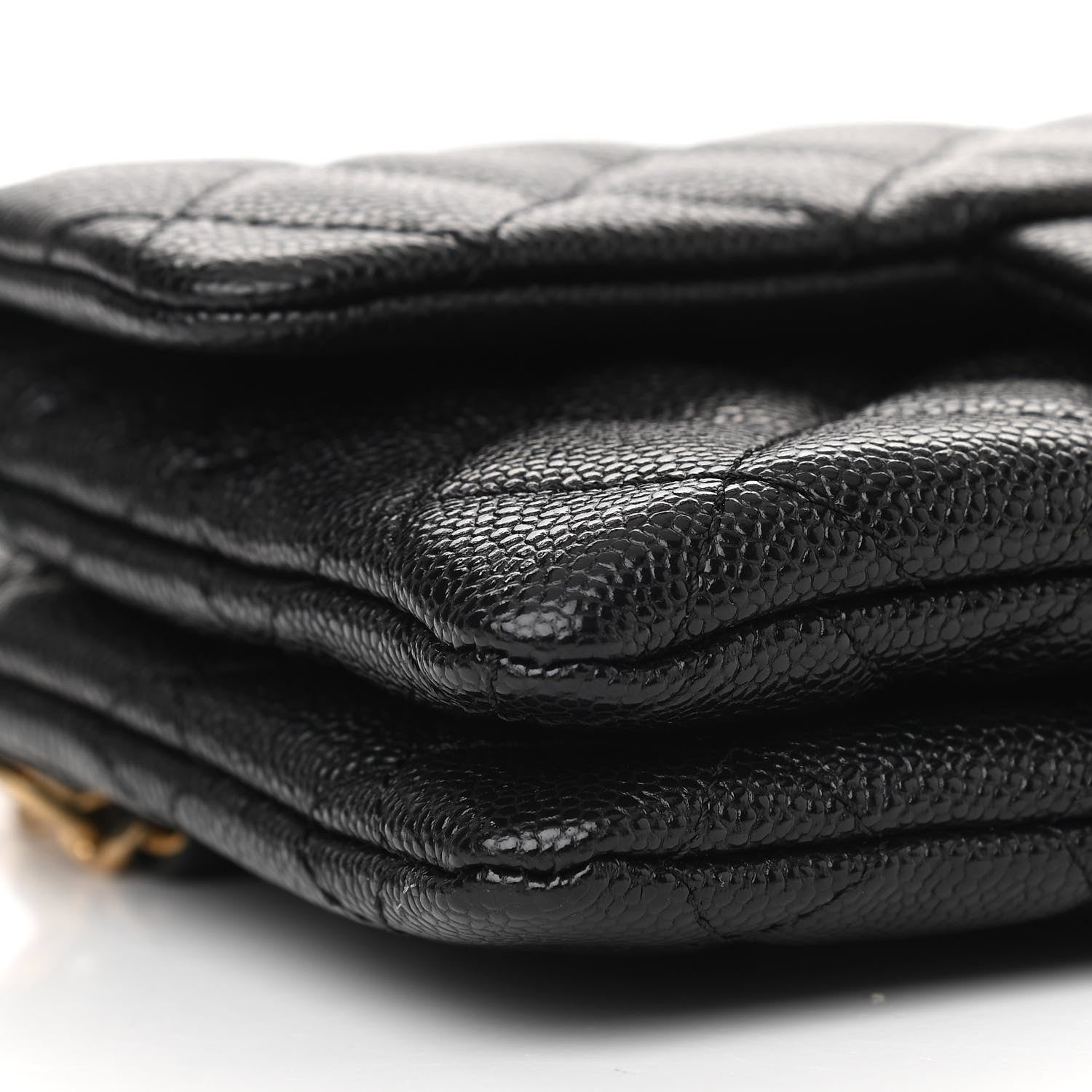 Chanel Shiny Caviar Pick Me Up Flap Belt Bag Black 10 of 12