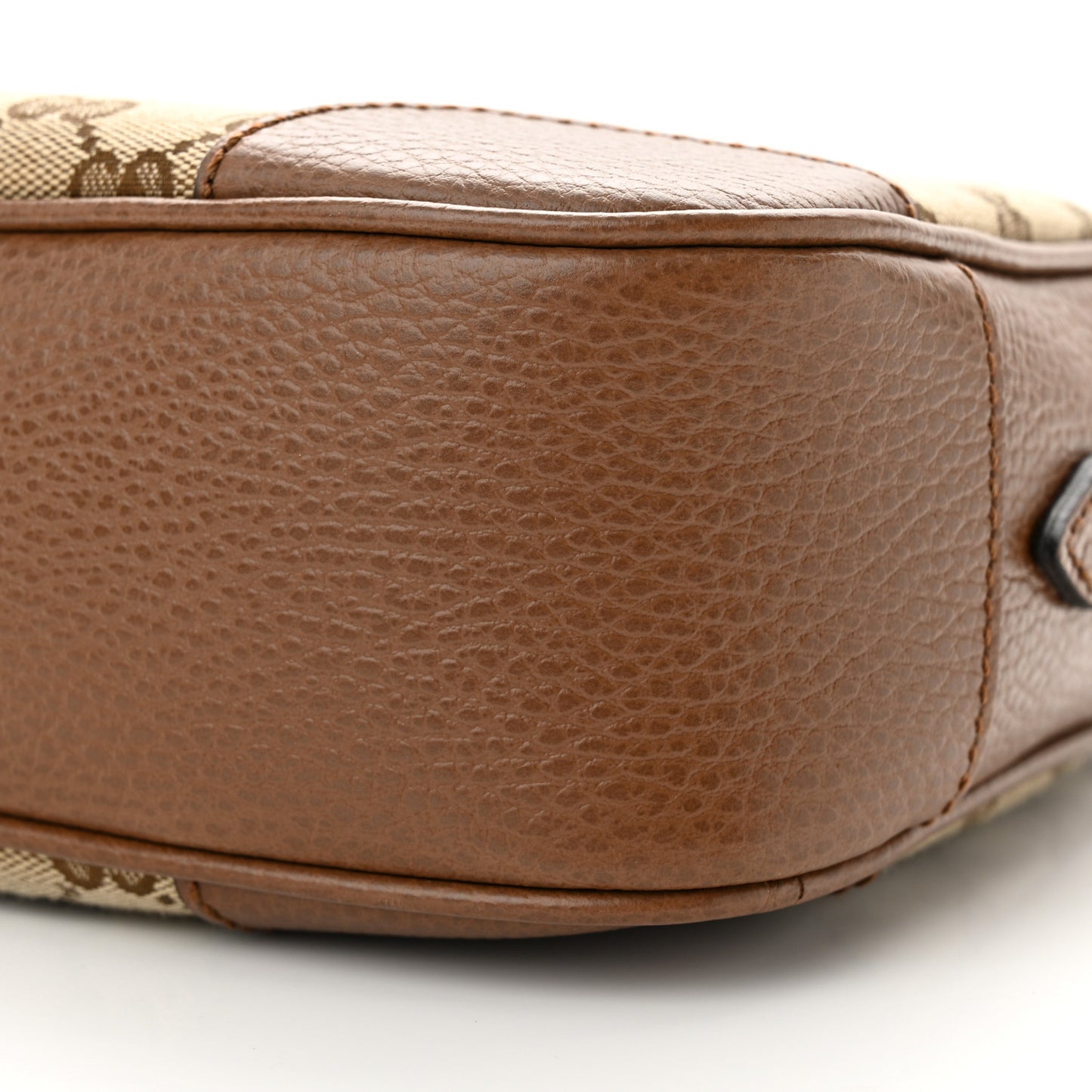 Monogram Mini Bree Messenger Bag Beige Tabacco