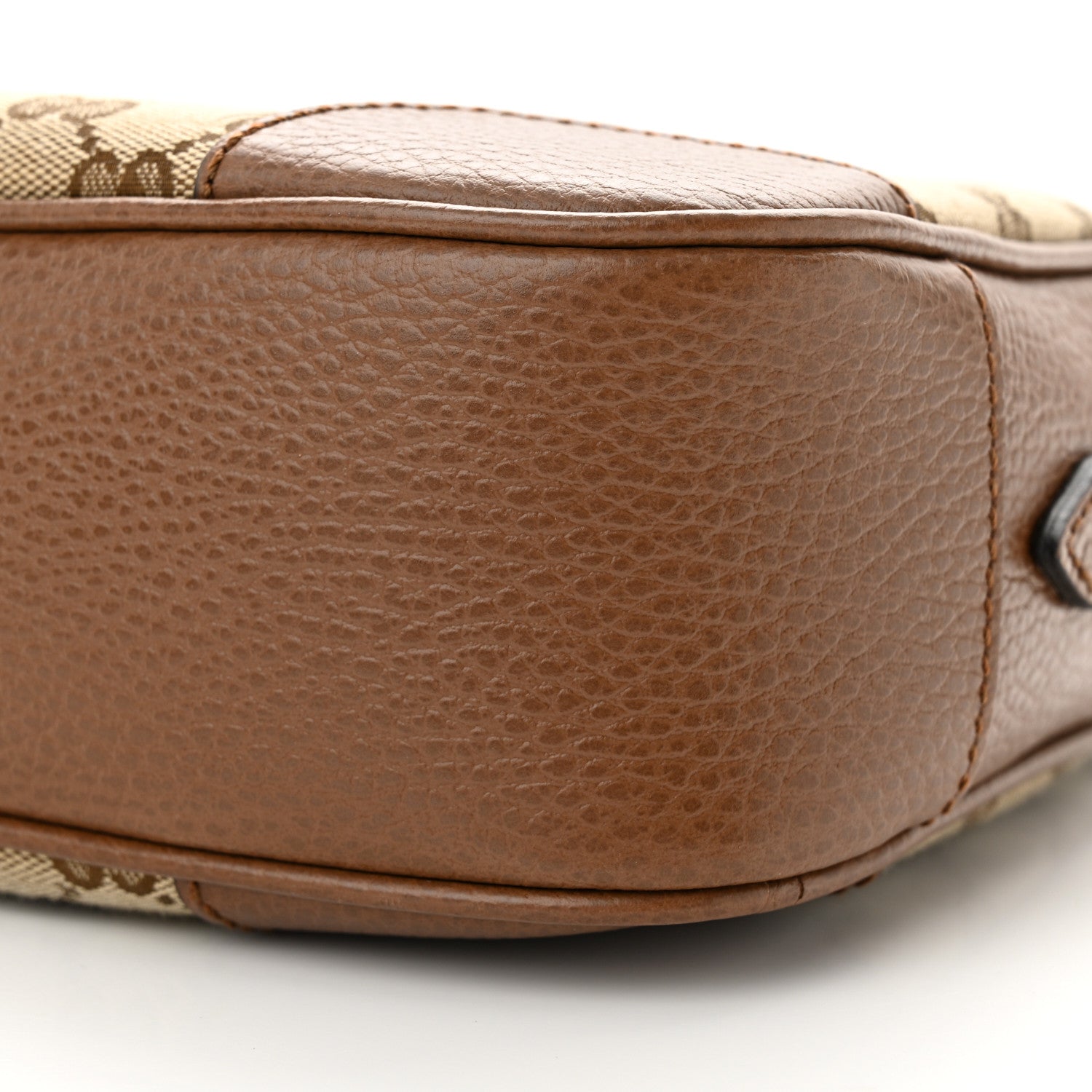 Gucci Monogram Mini Bree Messenger Bag Beige Tabacco 10 of 11