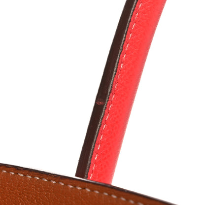 Hermes Epsom Candy Birkin 35 Rose Jaipur Gold 11 of 16
