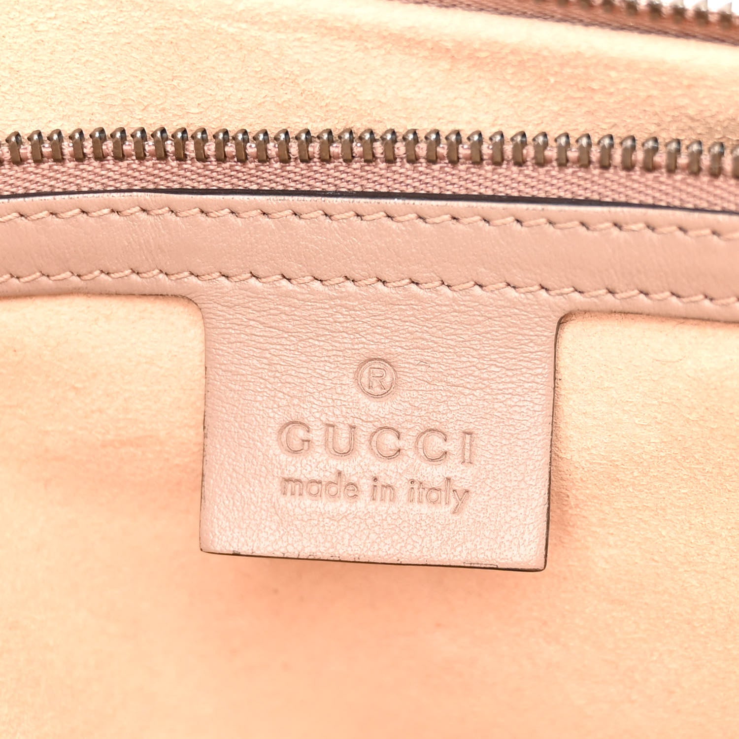 Gucci Calfskin Matelasse Small GG Marmont Shoulder Bag Porcelain Rose 6 of 9