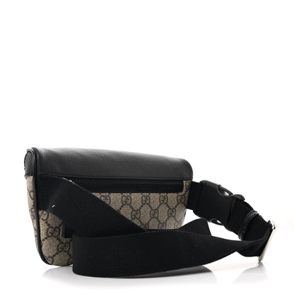 Gucci GG Supreme Monogram Belt Bag Black 3 of 10