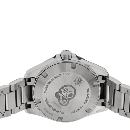 Tag Heuer Stainless Steel Diamond Mother of Pearl 33mm Aquaracer Lady Quartz Watch WAF1313 4 of 5