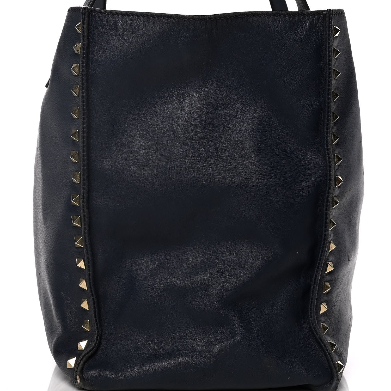 Valentino Garavani Nappa Medium Rockstud Soft Tote Marine 13 of 42