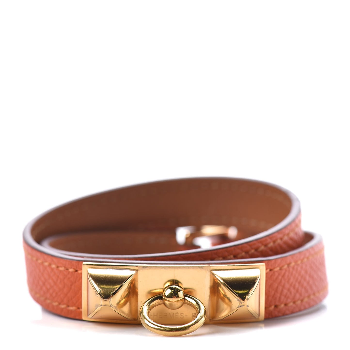Epsom Rivale Double Tour Bracelet S Orange