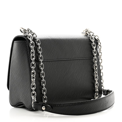 Louis Vuitton Epi Twist Shoulder Bag MM Black 3 of 9