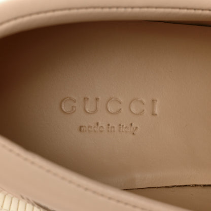 Gucci Magnum Calfskin Nappa Samoa Womens Horsebit Platform Chunky Lug Sole 40mm Loafers 35.5 Skin Rose 7 of 8