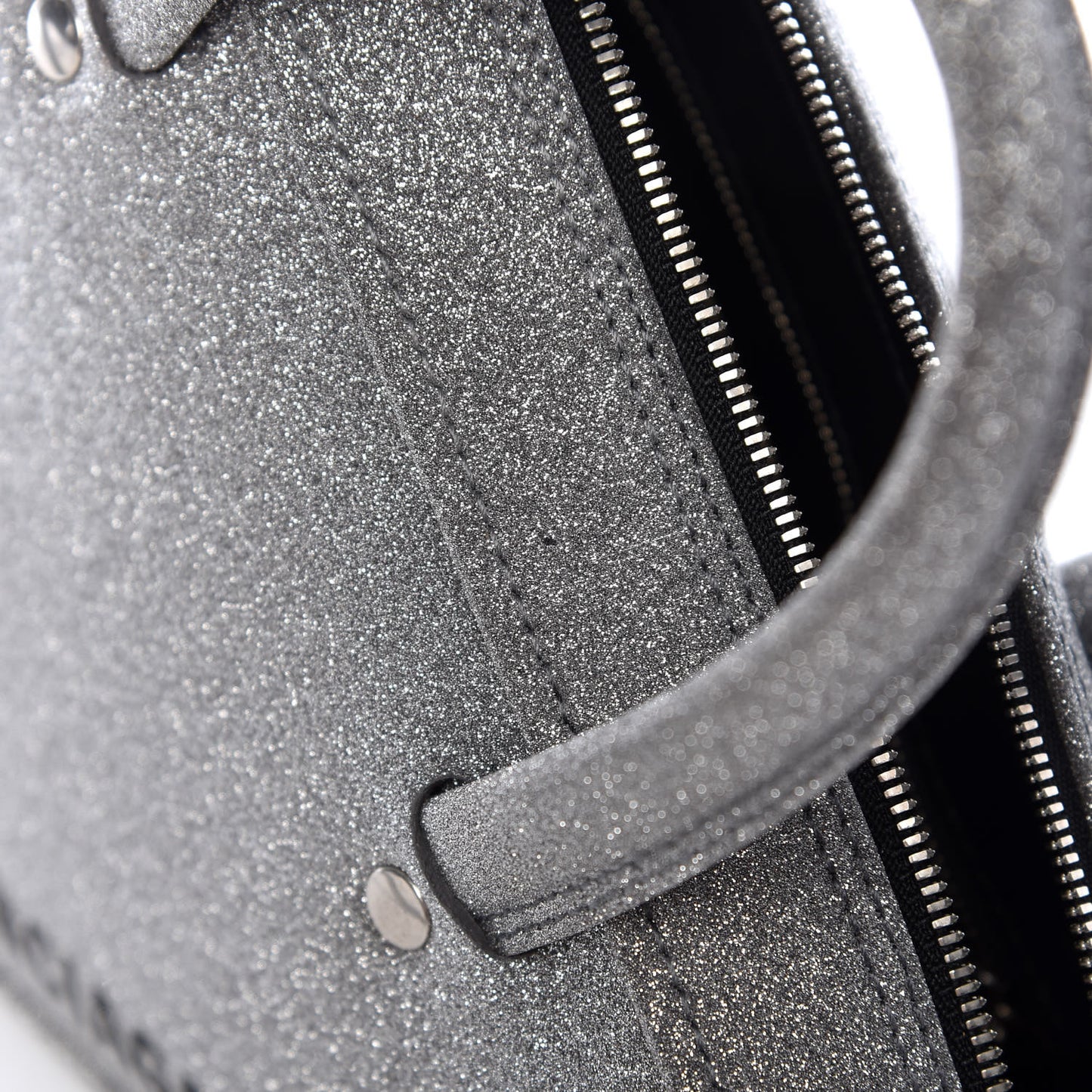 Glitter XS Triangle Duffle Argent Black