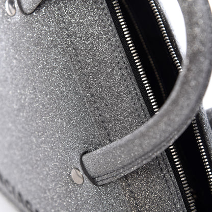 Balenciaga Glitter XS Triangle Duffle Argent Black 8 of 10