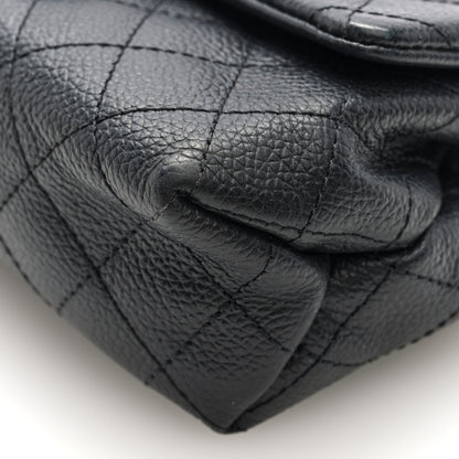 Chanel Grained Calfskin Quilted 2.55 Reissue Flap Belt Bag. Clutch Black 10 of 10