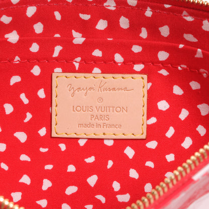 Louis Vuitton Vernis Kusama Infinity Dots Pochette Accessories Red 6 of 7