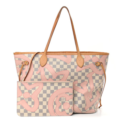 Louis Vuitton Damier Azur Tahitienne Neverfull MM 1 of 11