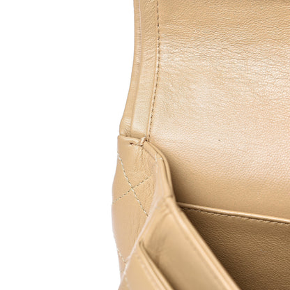 Chanel Lambskin Quilted Small Double Flap Beige 16 of 20